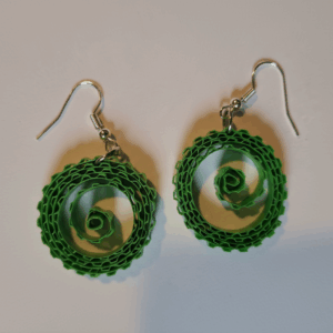 Pendientes de cartulina